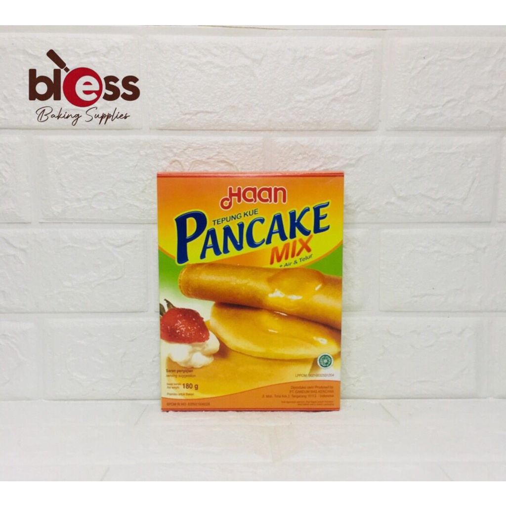 

HAAN PANCAKE MIX 150-180GR / TEPUNG PREMIX PANCAKE