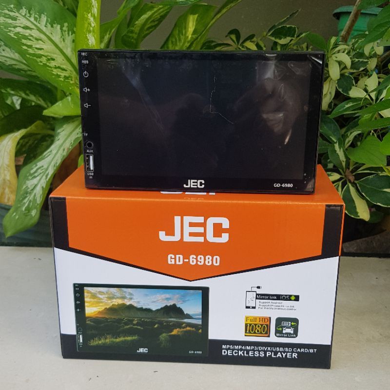 tv double din JEC 7" BT mirorlink android