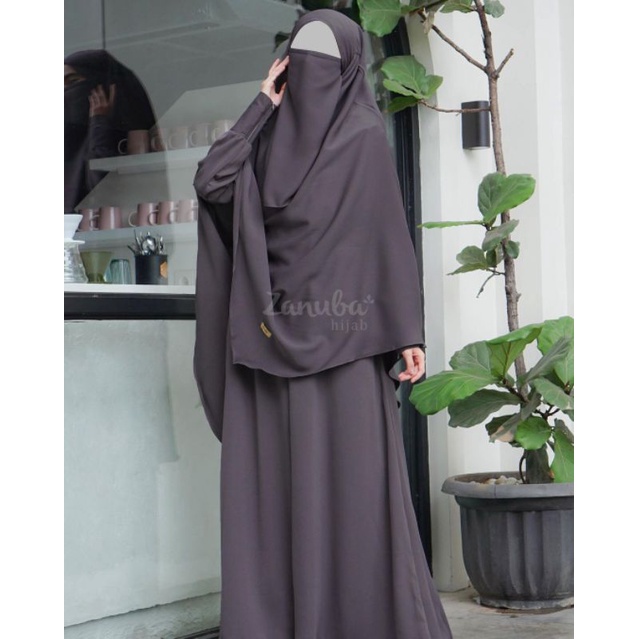 FRENCH DRESS ONLY VO.4 GAMIS ONLY || JILBAB SYARI ZANUBA