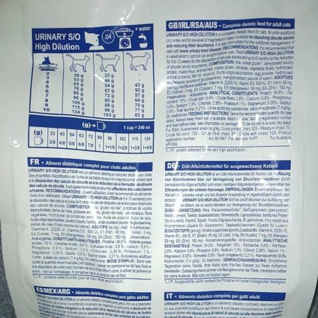 ROYAL CANIN URINARY S/O CAT-ROYAL CANIN URINARY S/O FELINE-RC URINARY DDCSD545645