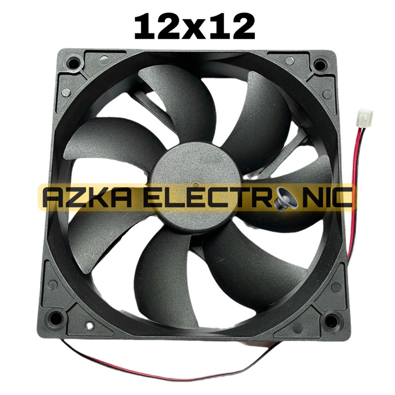 Kipas Fan DC 12V 12CM 12x12 CM Pendingin Elektronik