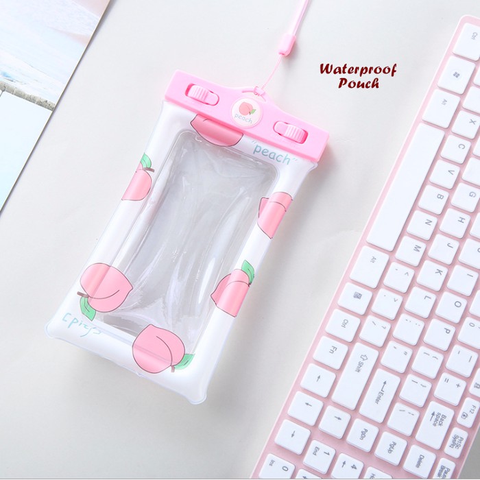 AM201 Pouch HP Smartphone Waterproof Case Tas HP Karakter Sarung HP anti tenggelam anti air
