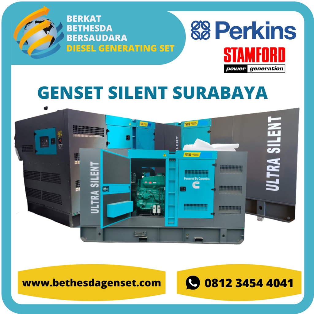 Jual Genset Murah Perkins 80 Kva - Silent Type