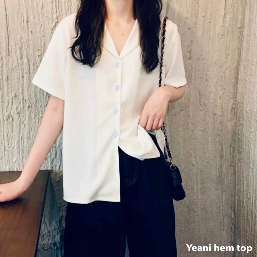 Yeani hem top - Thejanclothes