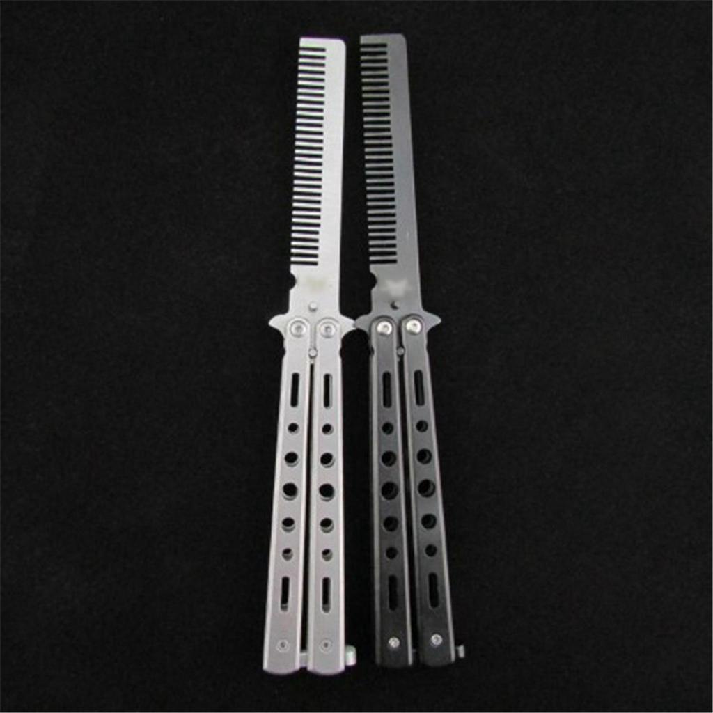 Sisir Besi Butterfly Balisong Training Knife CS GO