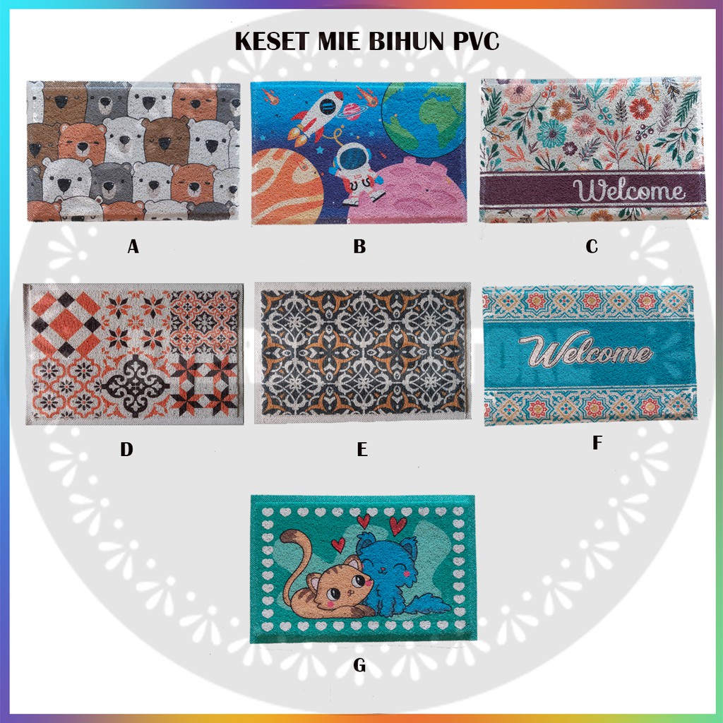 Keset Mie Bihun Printing Macam-macam Motif A2