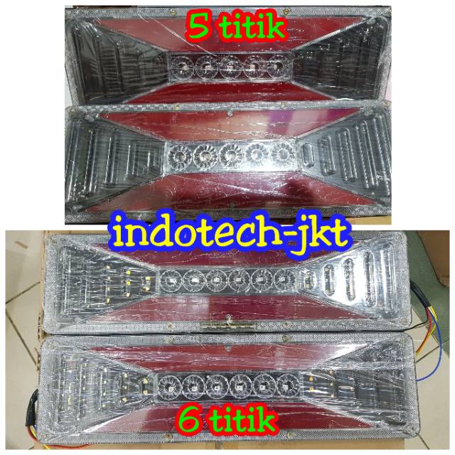 Stop Lamp Lampu Belakang Truk 24 Volt Model 6D