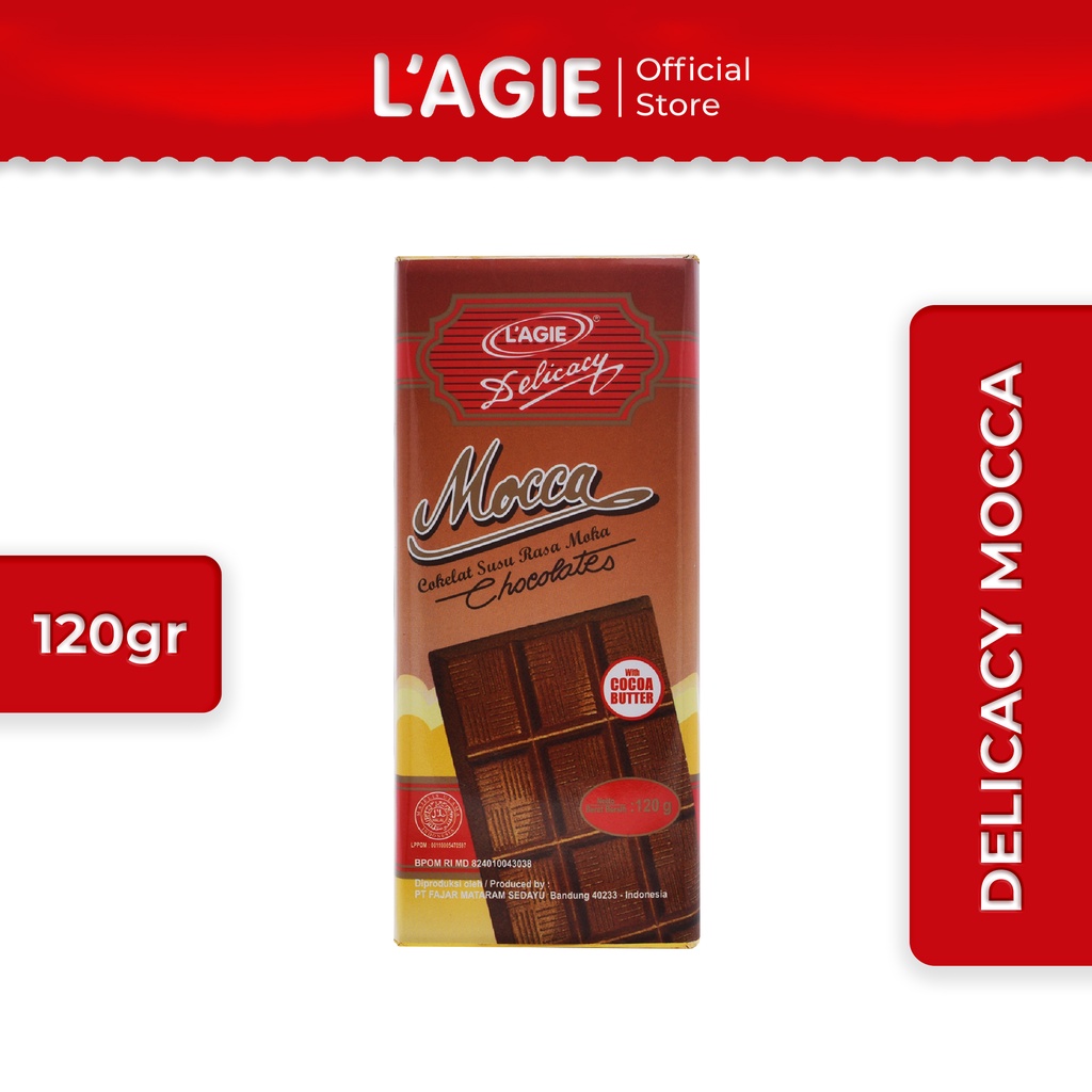 

Lagie Coklat Susu Delicacy Mocca 120gr