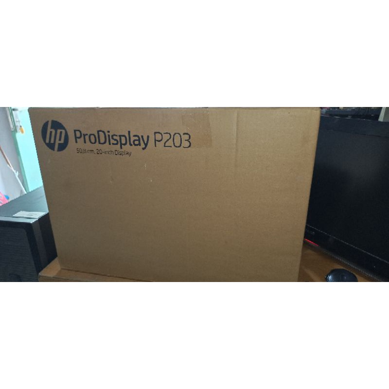 monitor komputer LED hp p203