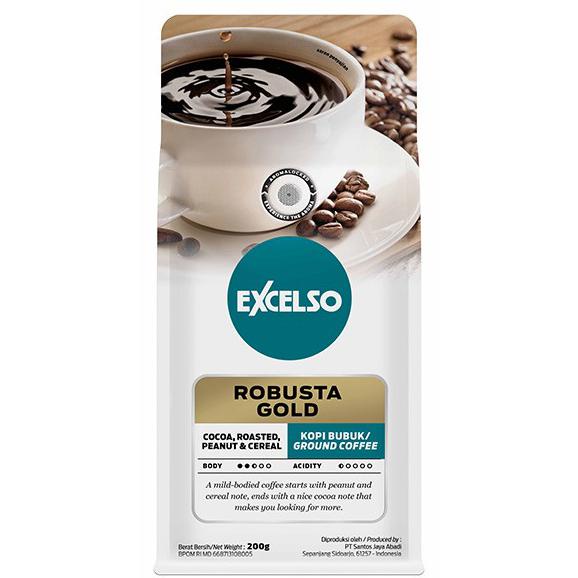 

Menakjubkan Excelso Robusta Gold Bubuk 200G Hemat
