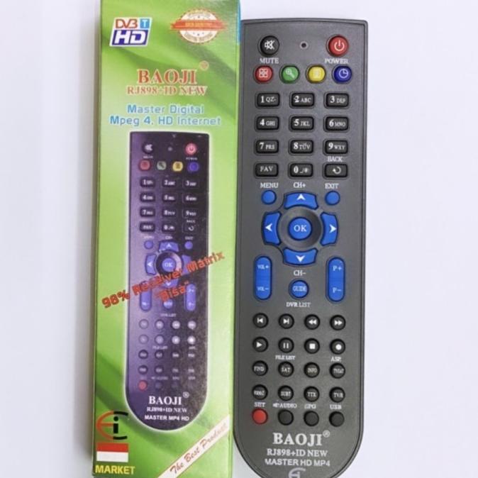 Remot Receiver HD Multi BAOJI Untuk Parabola (Lebih Lengkap) btelekr33 Juara