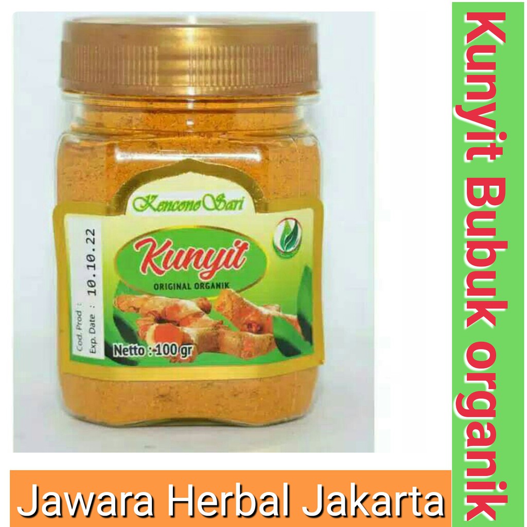 

Kunyit Bubuk Organik Murni 100gr original