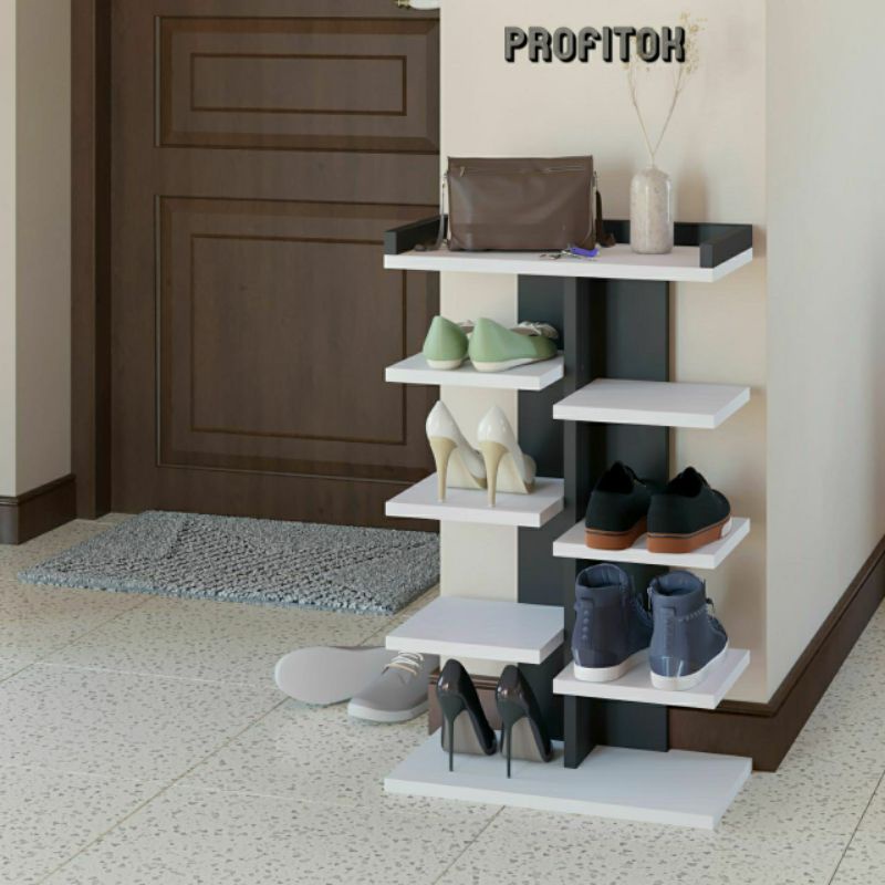 Rak bunga minimalis tv jilbab kaktus dinding kosmetik tempel hias gantung buku dari besi kayu jati R