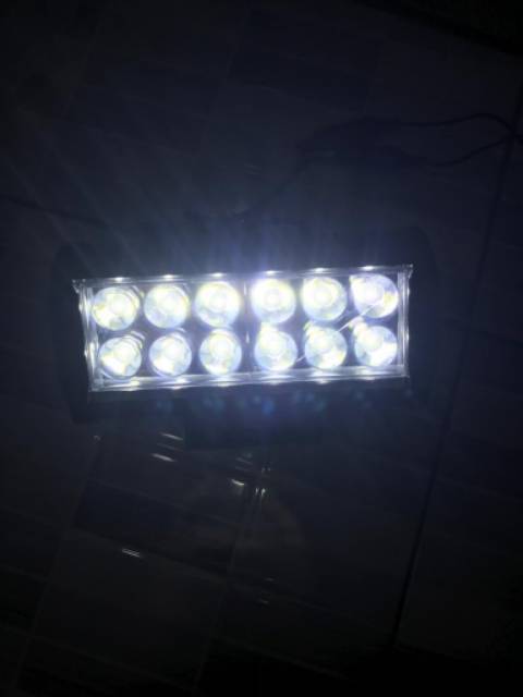 Lampu tembak sorot led Cwl 12 mata spot light workligt