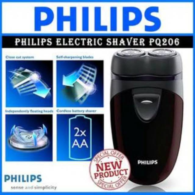 Pencukur kumis / philips shaver pq206 / cukuran philips pq 206 garansi resmi philips