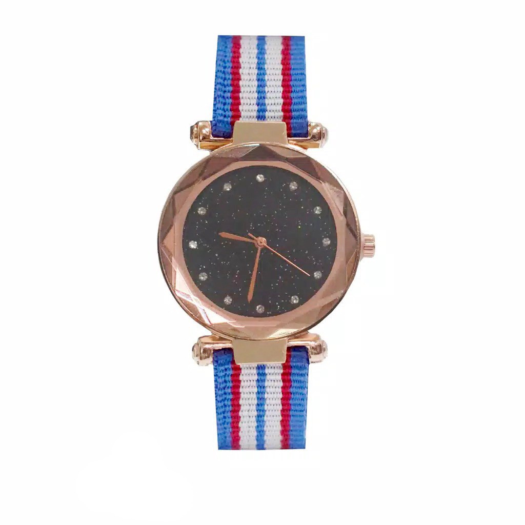 [PA] JAM TANGAN WANITA KANVAS IMPORT MURAH GROSIR // RB022