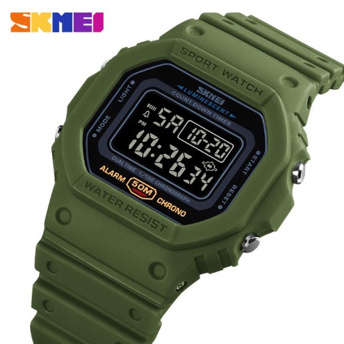 Jam Tangan Pria Skmei 1628 Jam Tangan Rubber Pria Jam Tangan Cowok Sport Jam SKMEI