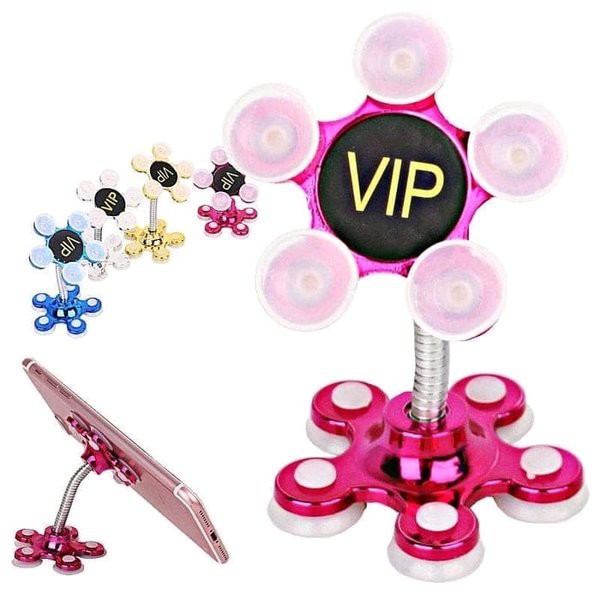 Holder HP Vip Bunga Gurita 2 Sisi Flexible Stand Phone Holder Vip Car Holder Universal Flower