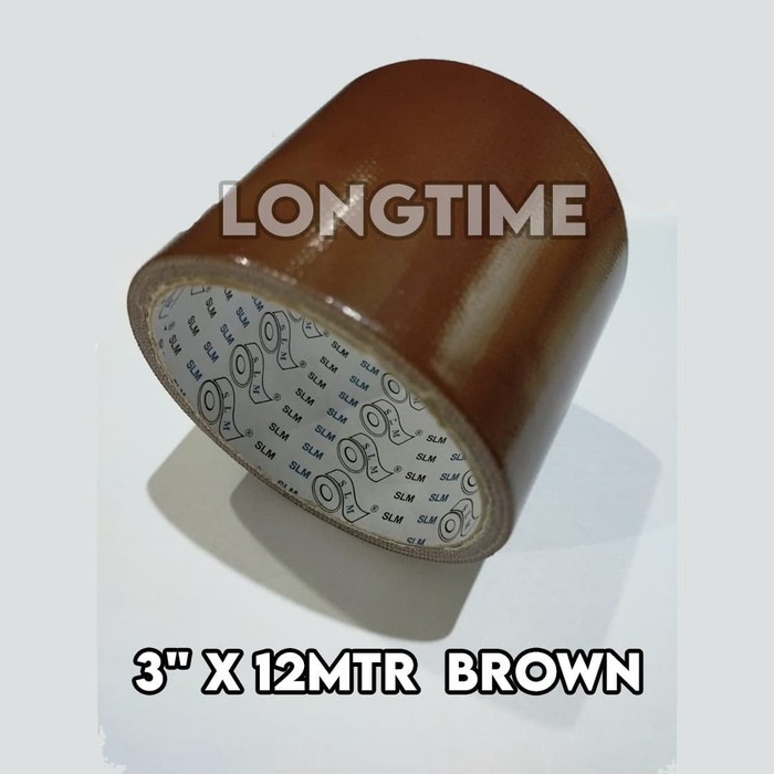 

LAKBAN ISOLASI TAPE Cloth Tape 3" x 12M BROWN SLM SOLAS TAPE SOLASI