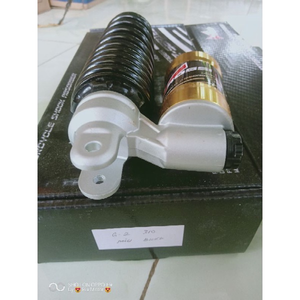 shockbreaker Mio soul GT/m3 tabung bawah variasi  ukuran 310 mm