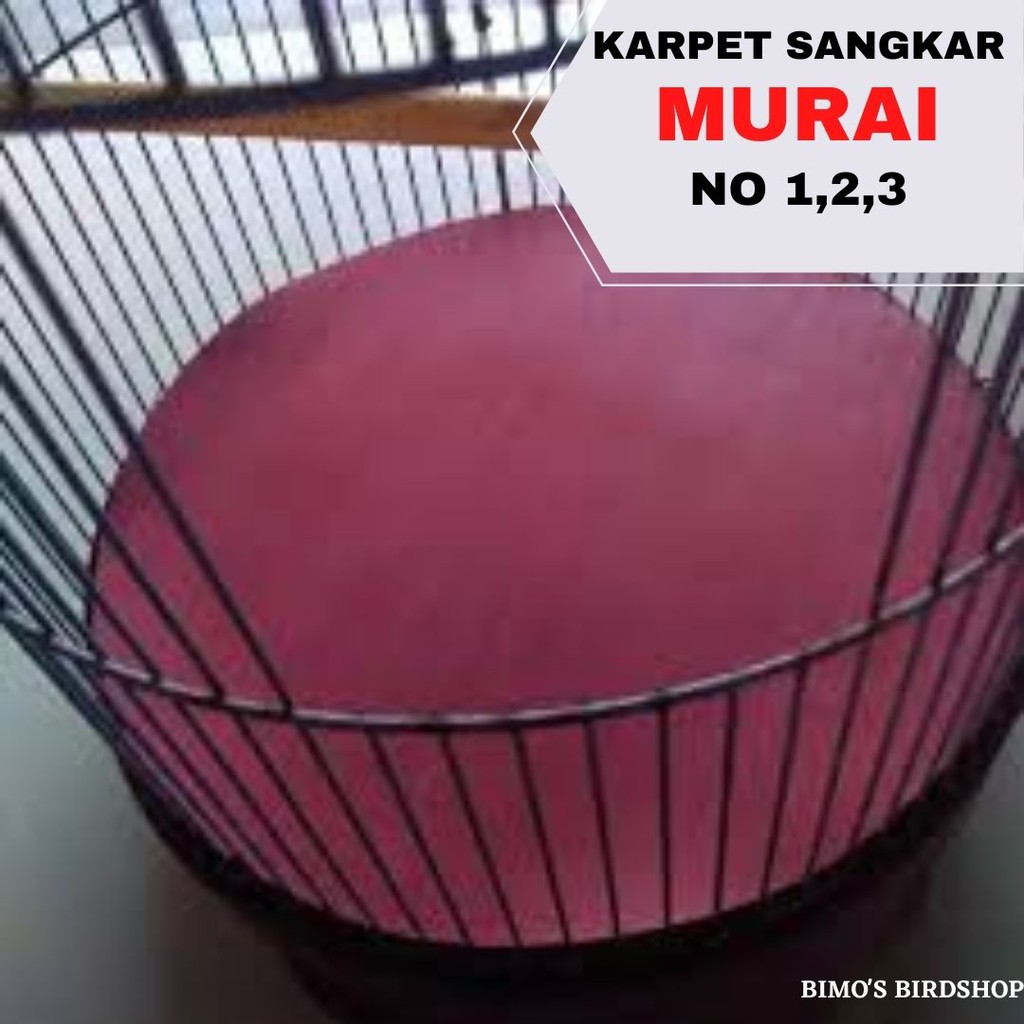 KARPET DASAR SANGKAR BURUNG MURAI NO.1, 2,3 KARPET MURAI KARPET SANGKAR BURUNG