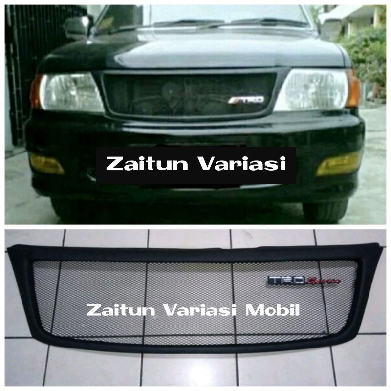Grill kijang kapsul LGX 2002 2003 2004 free Emblem TRD Gril