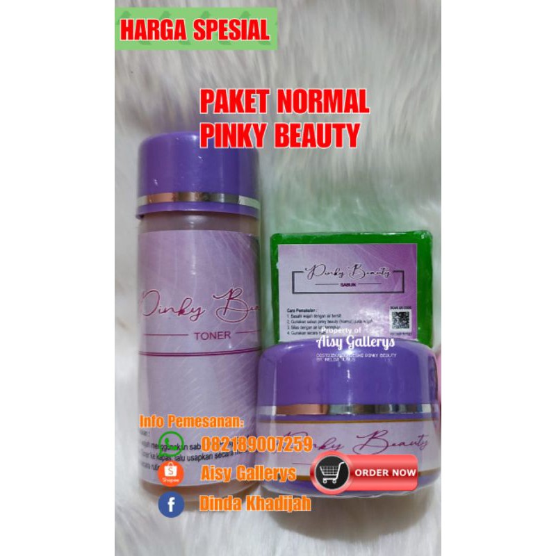PAKET NORMAL SKINCARE CM (Cuco Meong)/PAKET NORMAL GLOWING PINKY BEAUTY