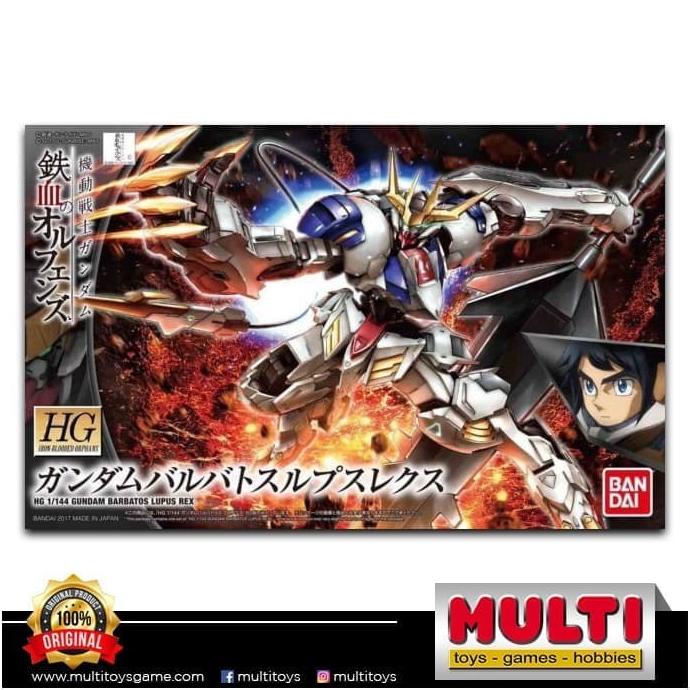 [Termurah] Iron Blooded Orphans 1/144 Gundam Barbatos Lupus Rex [Mainan Anak Dan Bayi]