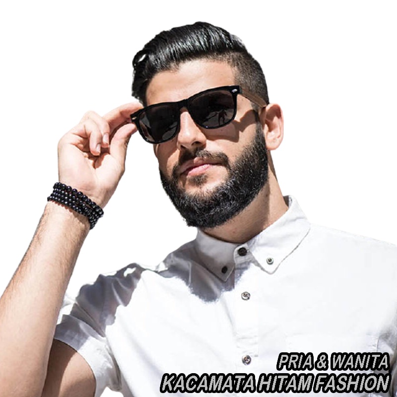 Kacamata Kotak Hitam Korean Fashion Sunglassess Wanita/Pria unisex Kacamata Gaya Cewek Cowok Korean Collcetion Fashion Design Oversized Sunglasses Unisex Kacamata Hitam