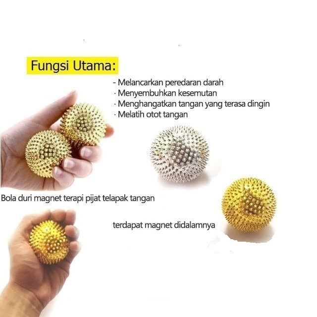 Bola Duri Terapi Stroke / Bola Duri Magnet Terapi Kesehatan