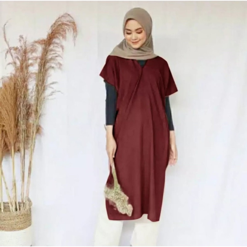 Daisha Long Tunik Terbaru Free Belt