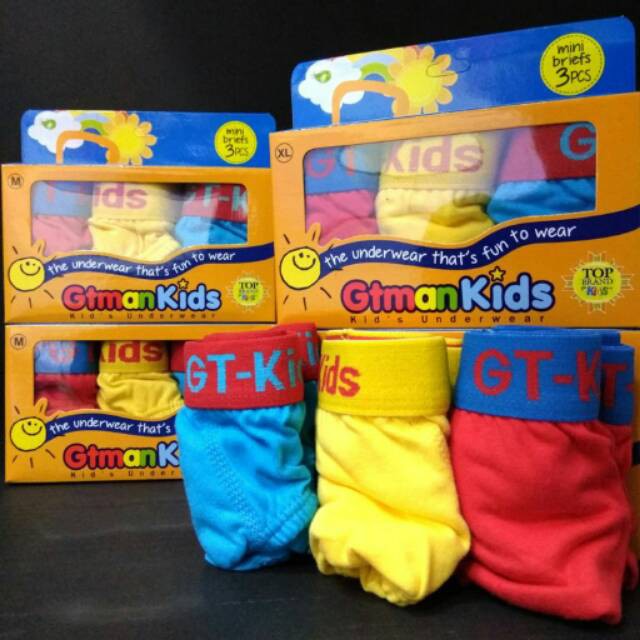 CELANA DALAM ANAK GTMAN KIDS GTKL ISI 3 PCS