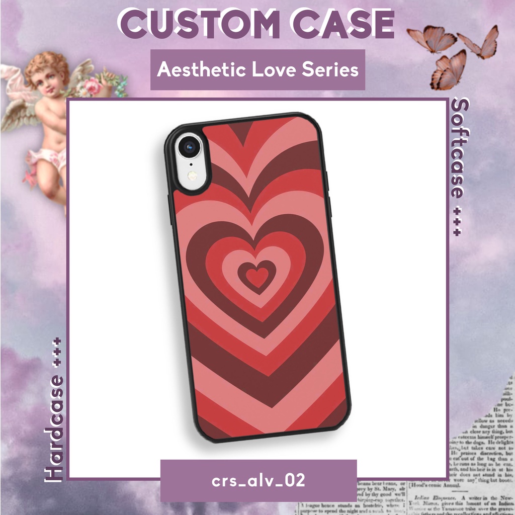 Custom Case Aesthetic Love Series For Iphone & Android Sofcase / Hardcase