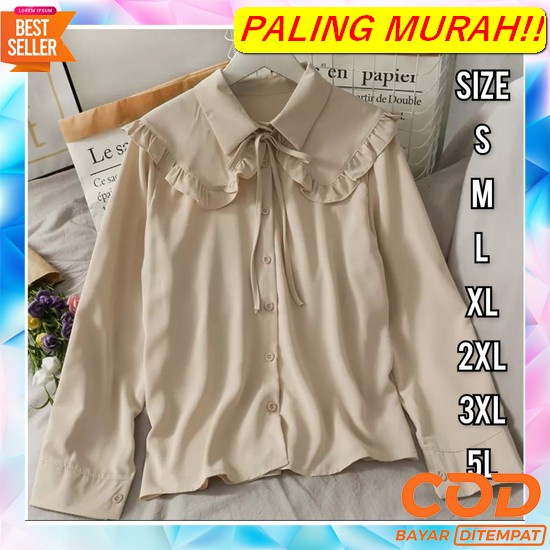 Casha - Zec Ootd Sweater Natsuki / Rjt Geani Crop Blouse Atasan Wanita Saikato Blouse - Ukuran S M L