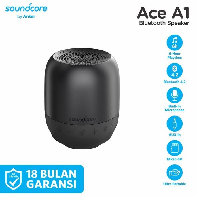 Speaker Bluetooth Soundcore Ace A1 Black - A3151