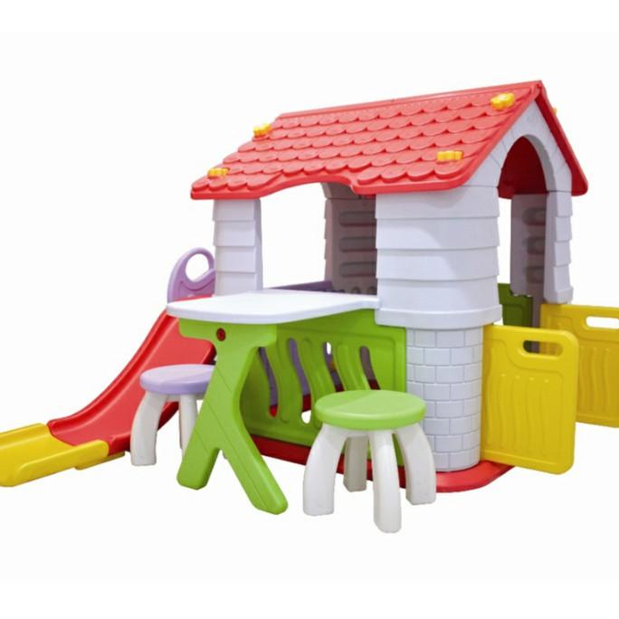 Tobebe Perosotan Mainan Rumah Anak Big Playhouse Tobebe With Slide