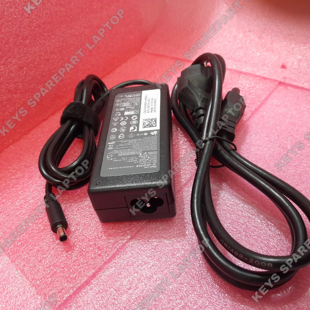 Adaptor Charger Casan Laptop Dell 19.5V 4.5 3.0 XPS 13- PA-1M10  inspiron 13 5000 p69g p69g001 13 7000 7347 7348 7352 14 3000 P60G P60G001 14-3451 14-3458 14-5000 Latitude 14 3410 P129G P129G001 14 3400 3490 15 3500 3510 3590