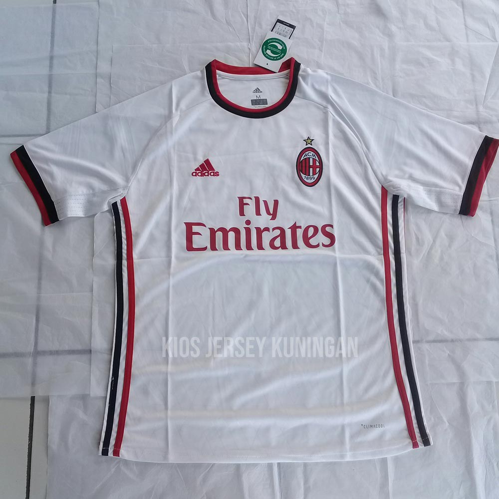 Jersey Putih AcMilano Milan Away 17/18