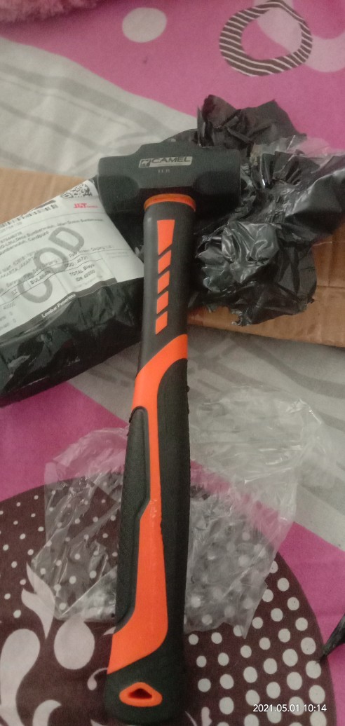 Palu Batu Gagang 1 Lb | Palu Bodem Gagang 1lb | Penghancur Beton Asli | Material Mart