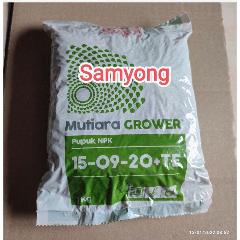 Pupuk NPK Meroke Mutiara Grower 1kg kemasan ORI