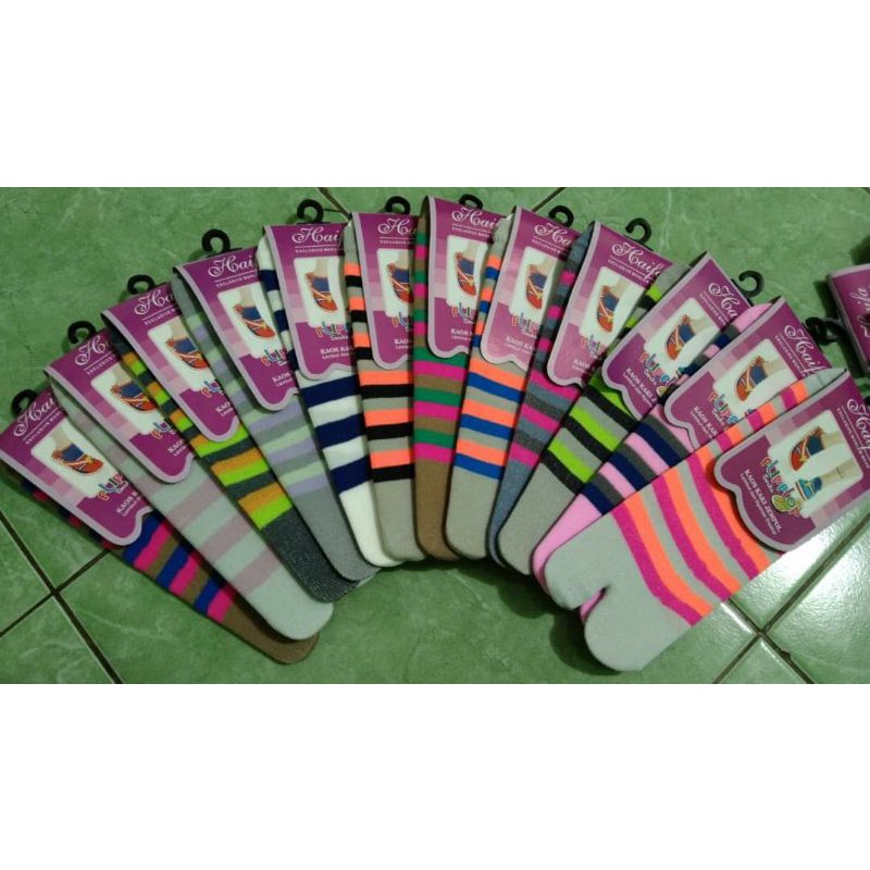 kaos kaki jempol pendek,polos-belang-motif,trendy