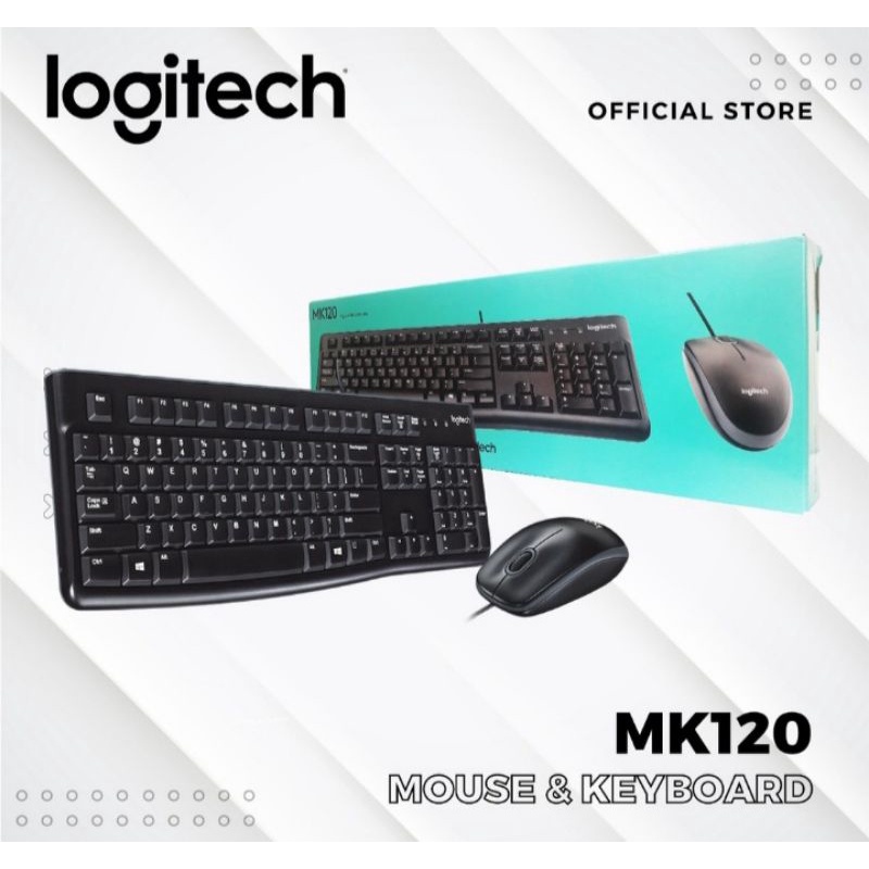 Logitech mk120 keyboard usb original