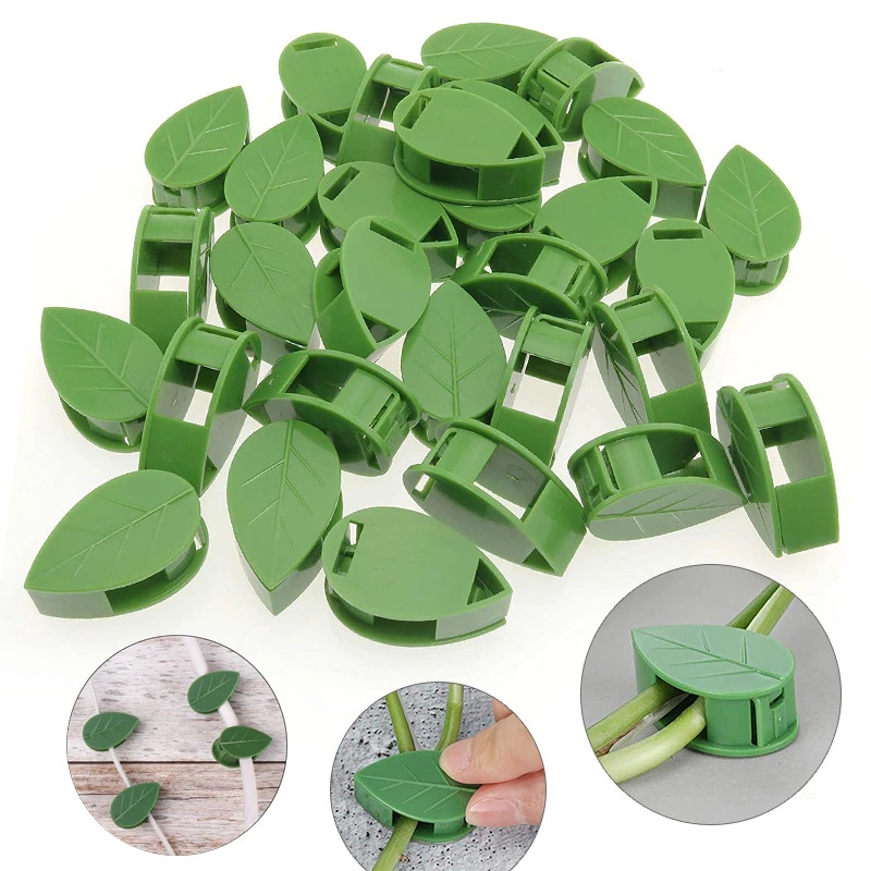 Klip Batang Tanaman Invisible Plan Vine Fixture 50 PCS - GL8 - Green