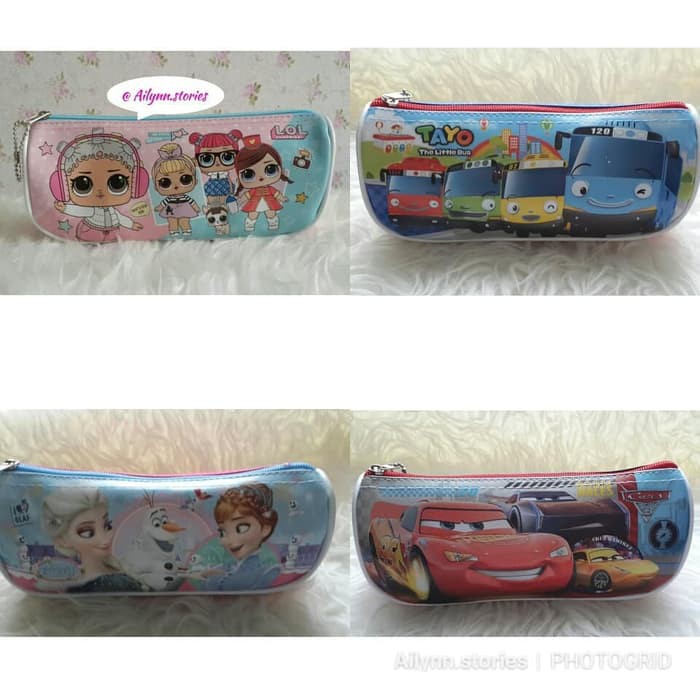 

Kotak Pensil / Pencil Bag LOL- Cars- Pony- Frozen -