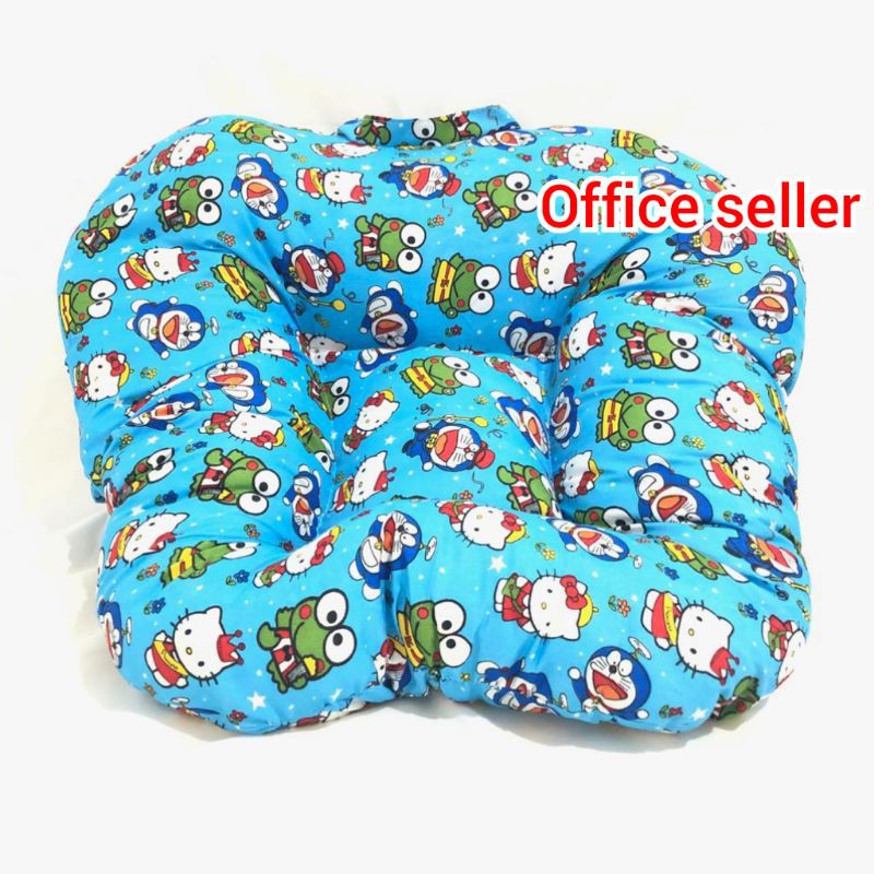 Sofa bayi | Kasur bayi multifungsi | Tempat Tidur bayi Biru - Doraemon Keropi Hellokitty