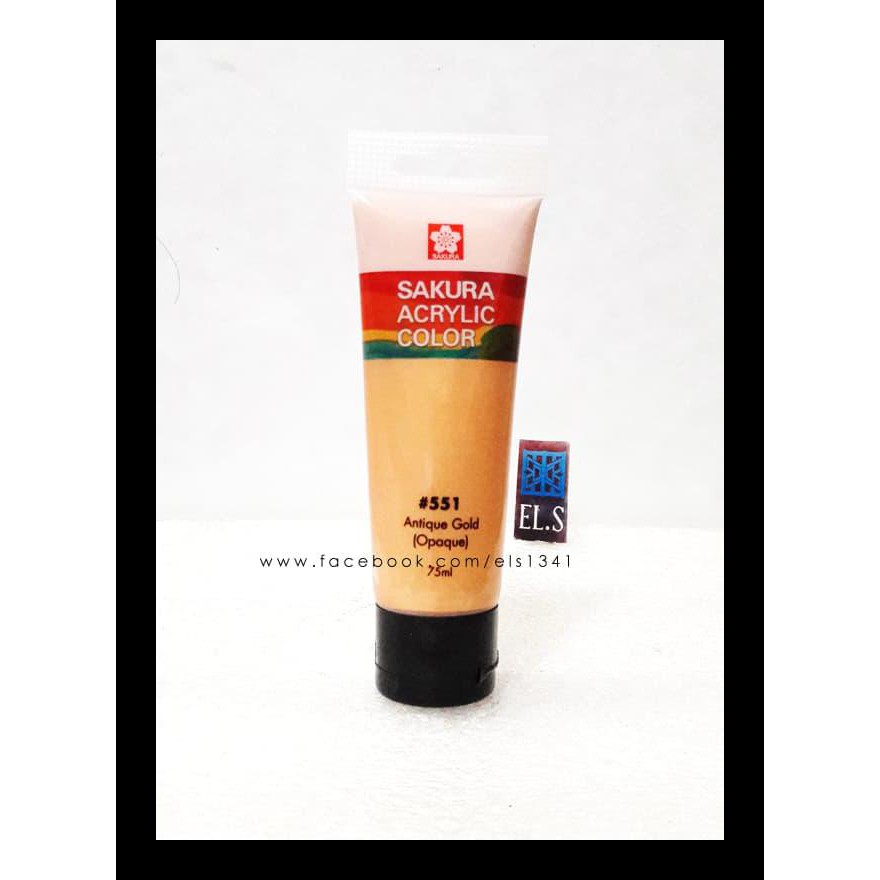 

UPDATE SAKURA ACRYLIC PAINT ANTIQUE GOLD ( CAT ACRYLIC ) PERALATAN MELUKIS MURAH TERLENGKAP