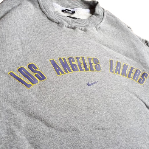 Jaket Sweater Crewneck NK X LA LAKERS LIST – Misty Edition Fashion Trendy Casual Pria Good Brand Qua