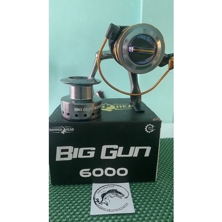 REEL SPINNING HAMMERHEAD BIG GUN 6000 ( DOUBLE SPOOL)