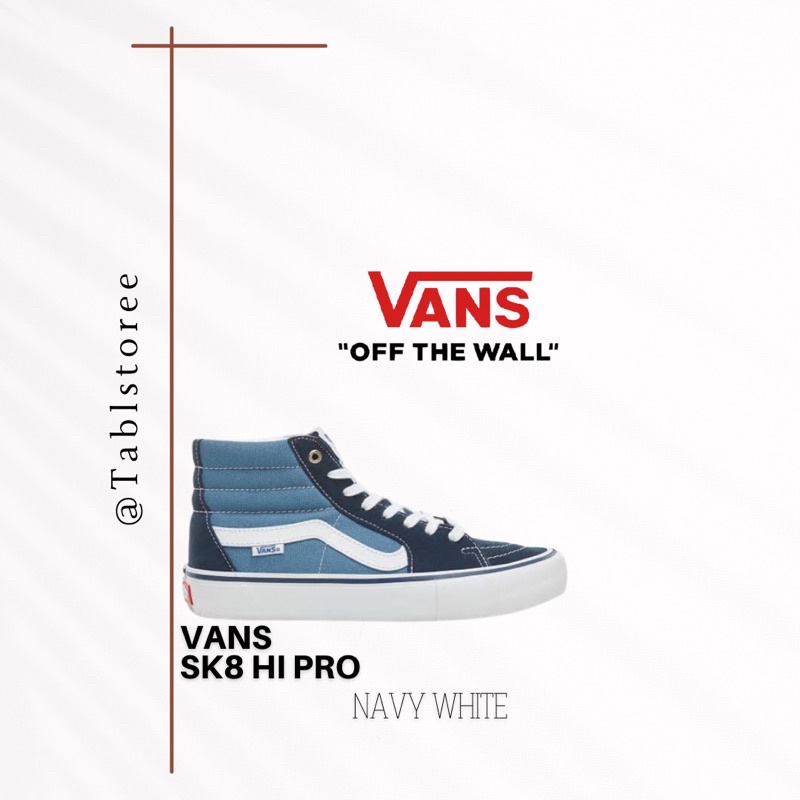 Vans Sk8 Hi Pro Navy White