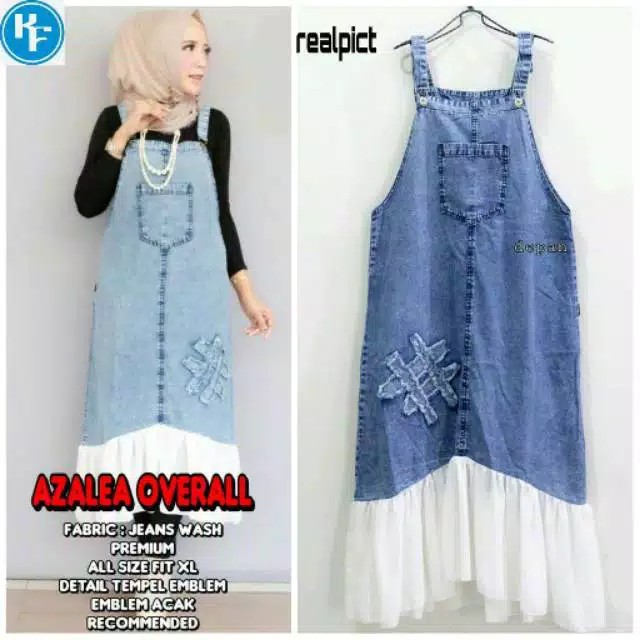 AZALEA OVERALL VARIASI BAWAH SIFON DAN EMBLEM